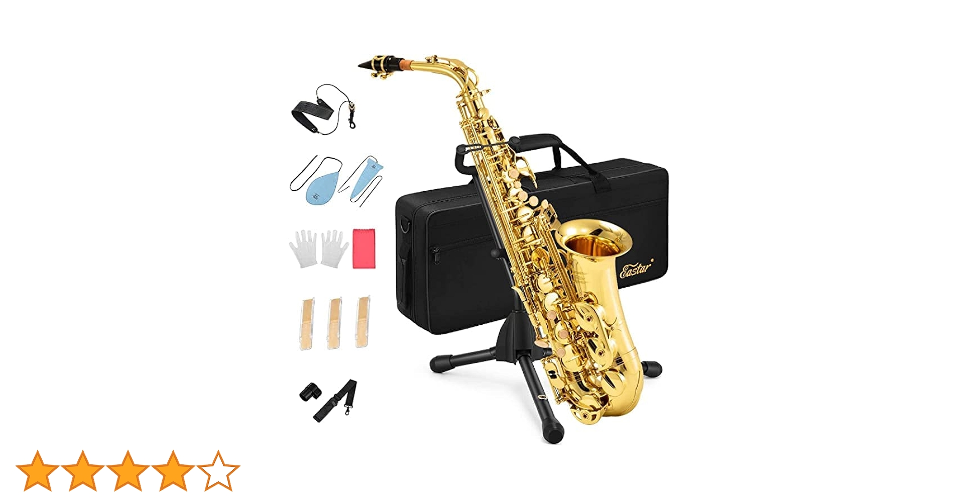 Amazon | Eastar サックス アルトサックス Eb Saxophone ゴールド